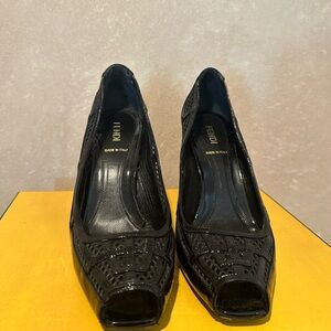 Fendi Black Heels